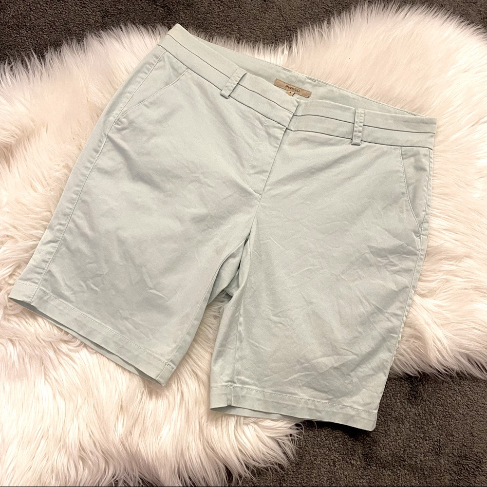 Mint Bermuda Shorts